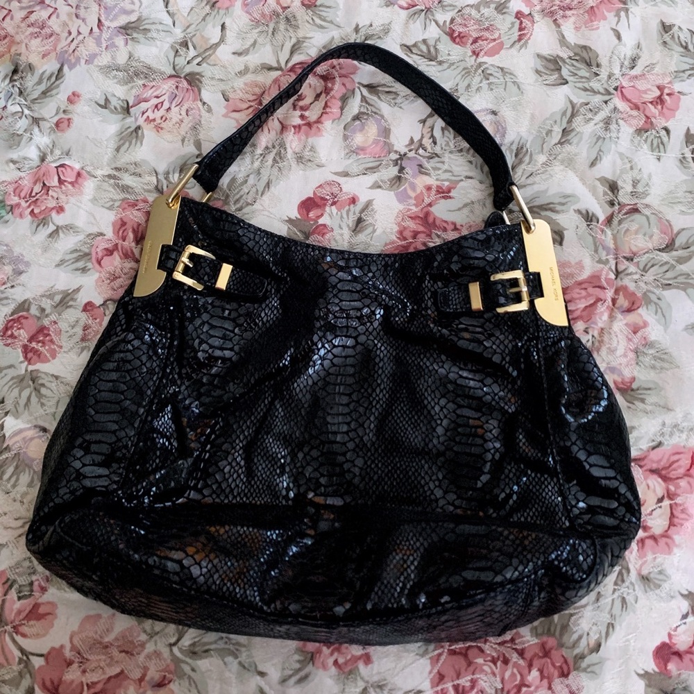 Python Print Leather Bag